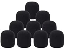 Funda de repuesto para micrófono de auriculares Razer BlackShark V2 / V2 Pro / V2 X/V2 SE Gaming Headset Micrófono Parabrisas Mic Funda de espuma (paquete de 10)