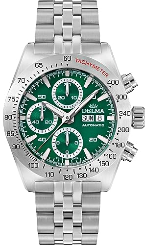 Delma Montego Herren Uhr analog Automatik mit Edelstahl Armband 41701.732.6.141