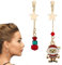 Sysdisen Weihnachtsohrringe für Frauen - Weihnachtsohrringe mit bunten Jingle Bells - -Kostü -Zubehör, Weihnachtsohrringe-Zubehör für Teenager-Partygeschenke