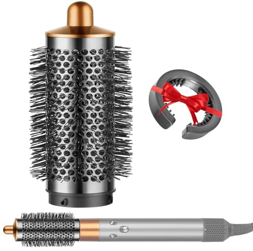 YTCHYYSK Spazzola Rotonda per Volumizzare Nickel e Spazzola per la Pulizia del Filtro compatibile con Dyson Airwrap, Strumento per Volumizzare i Capelli, Parte No. 969489-01 970750-01