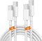 2Pack 1M iPhone 15 USB C to USB C Charger Cable, 60W Type C Fast Charging Wire Lead for Apple iPhone 15 Pro Max/16 Pro/15 Plus/iPhone 15/16/Samsung Galaxy S23+/S22 Ultra/MacBook Pro 2022/iPad Air