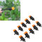 Topyond 10 Unidades De Goteros De Riego, Dispositivos De Riego De Plantas, 0 A 200 L, Emisores De Goteo Ajustables, Microaspersión, Flujo De Agua, Aspersores, Piezas del Sistema De Riego por Goteo