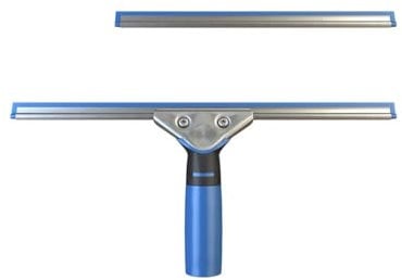 Professional Squeegee - Premium Quality Silicone Rubber Blades with Ergonomic Handle for Streak-Free Cleaning - Perfect for Windows, Shower Doors, and Railings