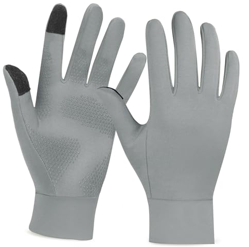 Unigear Touchscreen Handschuhe, Herren Damen Sporthandschuhe Handschuhfutter Outdoor Laufhandschuhe Warme Winddichte Winterhandschuhe Anti-Rutsch Full Finger für Laufen, Fahren, Radfahren, Wandern