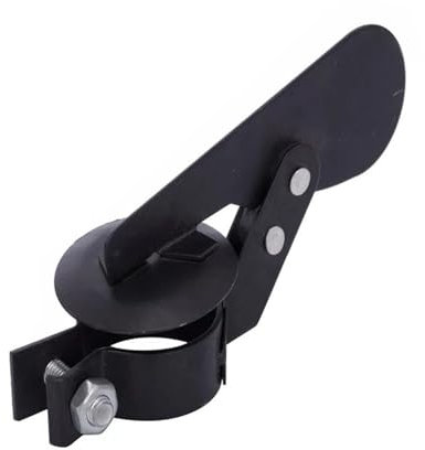 Clapet d'Échappement Tracteur - Capuchon de Pluie et de Protection pour Pot d'Échappement - 50 mm - Compatible avec les Tracteurs à Gazon - Noir