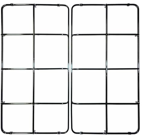 FIGEVIDA Kit 2 Griglie in ferro smaltato nero lucido 452 x 230 mm. 3546196019 per cucina piano cottura 4 fuochi a gas - P4478/KIT adatto per Electrolux Rex Aeg Zanussi