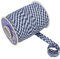 NBEADS 100 Yards Gingham Einfassband, 1.4cm Karo Geschenkband Kariertes Geschenkband Vichykaro Dekoband Polyester Kariertes Bänder für Paspelierungen Geschenkverpackungen, Mitternachtsblau