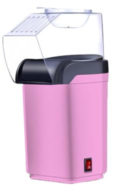 WBRSybUK Portable Popcorn Maker, Air Popcorn Maker, Mini Popcorn Maker, Fast And Easy-to-Use, Popcorn Popper Maker, for Families with And Parties,Pink
