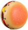 OFFSCH Mechanical Kitchen Timer Cute Hamburger Manual 60 Minute Countdown Cooking Egg Timer Wind up Alarm Clock Lcd Display for Baking Classroom Study Fitness Yellow