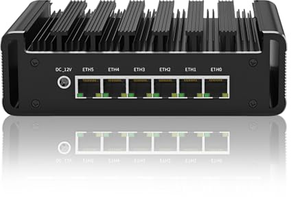 Firewall Micro Appliance N100,6X i226-V 2.5G Fanless Mini PC,4*USB,HDMI,DP,1*RJ45 COM, industrial PC,No RAM No SSD