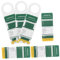 Ciieeo Safety Tag Kit for Ladders 3 Holders 6 Inspection Tags PVC for Industrial Use