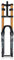 AADDFDD Forcella Ammortizzata per Mountain Bike 26 27,5 29, Perno Passante 15 * 110 mm, Escursione Forcella Boost 150 mm, Forcella ad Aria a Doppia Spalla con Blocco, Freno a Disco e ritor