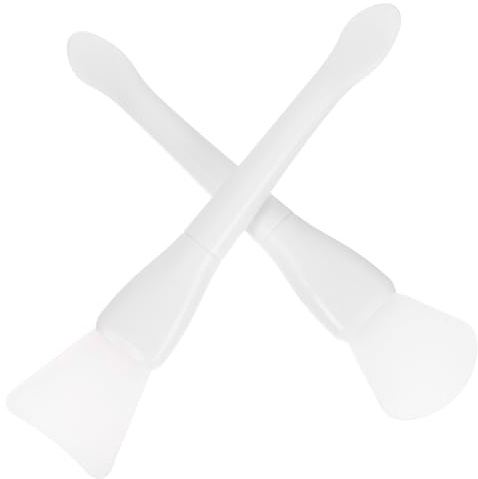 Anneome 2 Stück Teiliges Silikon wachssiegel reinigungsset Hitzebeständig Weicher Spatel und Fächerform für DIY Basteln Schonende Reinigung von Wachssiegel utensilien und Stempelpflege