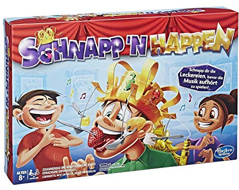 Hasbro Gaming E2420100 - Schnapp n Happen Familienspiel