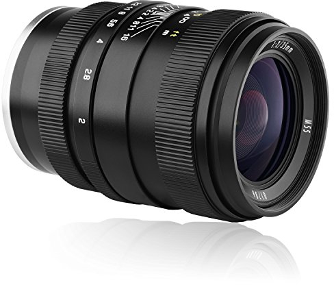 Oshiro 35mm f/2 LD UNC AL Wide Angle Full Frame Enhanced Bokeh Prime Lens for Sony E-Mount FE a9, a7R, a7S, a7, a6500, a6300, a6000, a5100, a5000, a3500, a3000, NEX-6, 5N, 5T, 5R, 5, 3N, 3, F3 and C3
