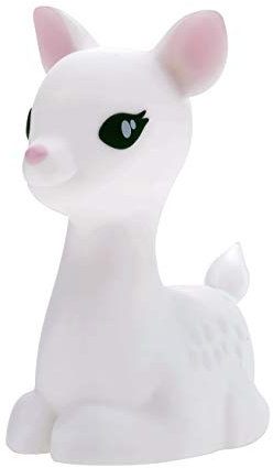 Dhink Cerf Veilleuse Toucher Rechargeable avec fonction de minuterie et Dimmer- Lampe Multi couleur et lumière blanche