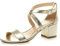 AJVANI mid low block heel cross straps party strappy sandals size 4 37