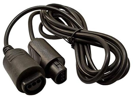 Extension cable for N64 controllers Nintendo 64 1.8m (6ft) lead wire cord - black | ZedLabz