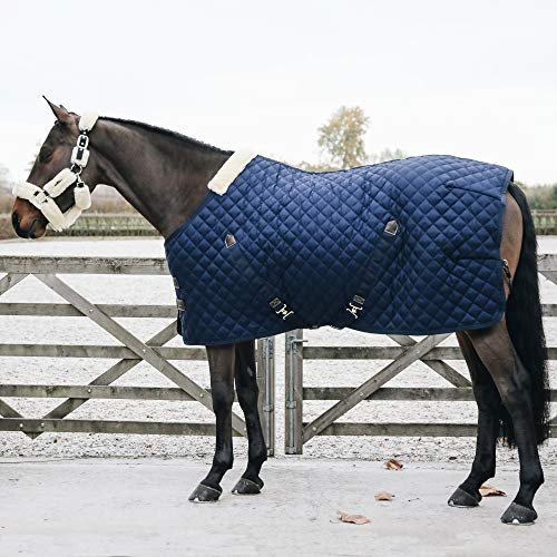 Kentucky - Stalldecke - 600D - 125 cm - Vegane Wolle - Navy