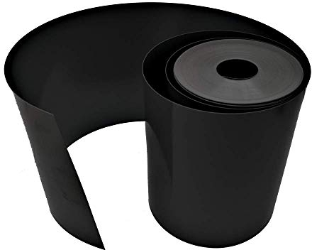 Sorton - Flexible Rasenkante Kunststoff, Beeteinfassung Rund - Beetumrandung PVC, Blumenbeet Umrandung unsichtbar - Rasen und Beetbegrenzung hergestellt aus altplastik (25 cm x 25 Meter, Schwarz)
