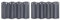 PiccoCasa 2er Set Gardine für Küche Polyester Scheibengardine Kurzgardine Blickdicht Kleine Gardine Grau 46H x 132B cm