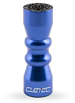 Cuetec 3-in-1 Bowtie Queue-Spitzen-Werkzeug mit Schleife, Former, Poolbelüfter, blau – tragbare Aluminium-Snooker-Spitze – Premium Billard- und Poolzubehör