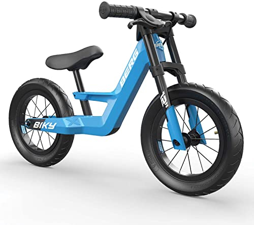 BERG Biky City Bleu Handbrake, Laufrad, 12 Zoll Kinderfahrrad mit Handbremse für Kinder von 2 bis 5 Jahre