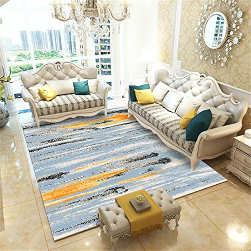 Teppich Draußen blau teppich flach gewebt Sofa Teppiche Modernes Minimalistisches Wohnzimmer Schlafzimmer Rutschfest Dauerhaft Waschbar 60x90cm Teppichboden Auslegware Outdoor Teppich Für Terrasse