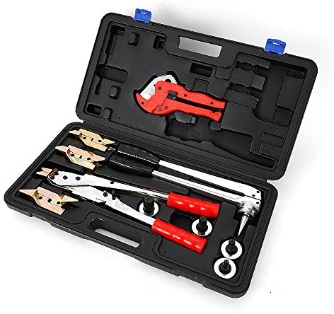 OITTo Haueeschoen 16-32 mm Aluminiumlegierung Schiebezange Presswerkzeug Zange Schiebedüsenwerkzeug Crimpzange Verbundrohr