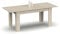Muebles Pitarch | Ausziehbarer Esstisch 140-180 cm, Wohnzimmer- oder Küchentisch, für 6 Personen, Weiß, Rechteckig, Modern, Elegant, Robus