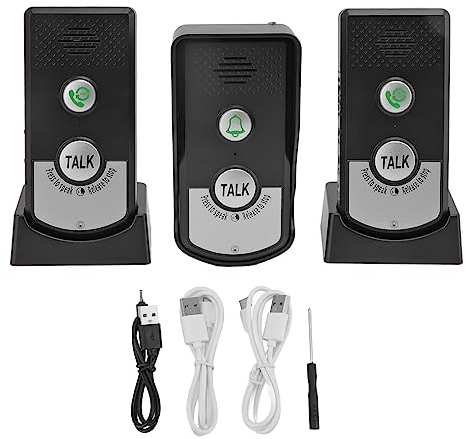 Citofono Vocale Impermeabile Campanello 1000m Campanello Bidirezionale Chiamata Citofono Senza Fili Da Esterno Campanello Kit Citofono Campanello per Casa