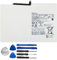 HQ-6300SD HQ-6300NA Batteria compatibile con Samsung Galaxy Tab A8 10.5 X200 X205 SM-X200 SM-X205+attrezzi (3.85V 26.25Wh 6820mAh) Tablet