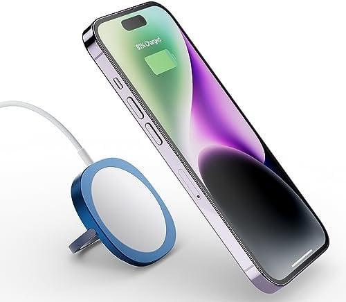 TECHFUN Wireless Charger 15W for iPhone and Samsung Compatible with Mag-Safe Charger Type-C Phone magsafe Charger Pad for iPhone 14 13 12 Mini 11 SE2 AirPods Galaxy S23 S22 S21 S20 S10 S9 Plus Note 20