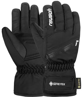 Reusch Gore-TEX Skihandschuhe für Kinder | warm, wasserdicht & Winddicht | atmungsaktiv, Winterhandschuhe mit Klettverschluss, für Ski & Outdoor, Größe 3-6,5, Tommy GORE-TEX Junior