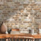 K&L Wall Art Steintapete Vliestapete Vintage Loft Tapete rustikale Backstein Ziegelwand Wallpaper inkl. Tapezier-Ratgeber (Beige-Braun)