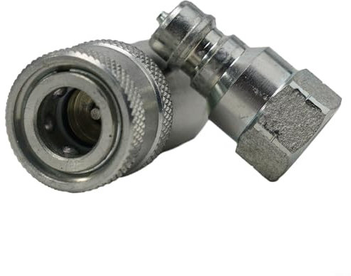 Sileduove Raccord hydraulique à dégagement rapide NPT ISO A Raccord d'embrayage hydraulique 1/4 3/8 1/2 3/4 (NPT-1/4)