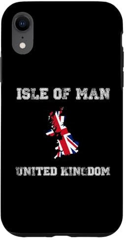 iPhone XR Retro Isle of Man United Kingdom Distressed UK Flag Case