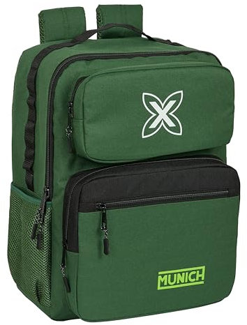 Safta MUNICH CAMO - Mochila para Portátil 14.1, Ideal para Jóvenes de Diferentes Edades, Cómoda y Versátil, Calidad y Resistencia, 33x16x42 cm, Color