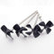 DEMULAX 1PC 5mm Boot Antriebswelle 80mm Propeller 4.0/5.0/6,0mm Gelenk Kupplung Stick Hund kit RC Boot Angeln Köder Schlepper Boot Marine ROV Bootspropeller(L15cm Coupler 8.0mm)