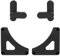 VOANZO Kit de Almacenamiento de Soporte de Mesa para Caravana, Kit de fijación de Seguridad para Mesa, Color Negro, Apto para caravanas, autocaravanas, Accesorios de Mesa de Almacenamiento