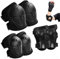 Schoner Inliner Set, 6 in 1 Schützer Schutzausrüstung, Schoner Set, Knie Ellenbogenschützer, 2 Knieschützer, 2 Ellenbogenschoner, 2 Handgelenkschoner Kinder Inliner Schützer Set für Skaten, Skateboard