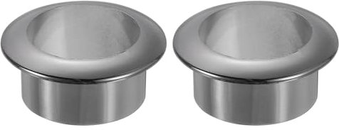 QUARKZMAN 2 Pcs 1.58 inch (40mm) Passe-câbles en Nylon, Couverture de Trou pour Câbles en Plastique, Organisateur de Câbles Pour Bureau d'Ordinateur et Armoire, Noir