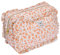 Marylou : Grande Trousse de Toilette à Froufrou Gaze Liberty- certifiée Oeko-TEX- en Coton et sa Doublure imperméable- (25 x 16 x 10 cm)- Pratique et écologique