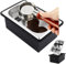 AKOLAFE Coffee Knock Box Stainless Steel Large Espresso Knock Box Coffee Bin Coffee Grounds Knock Box Container Sage Knock Box with Removable Knock Bar and Non Slip Base for Knocking Filter