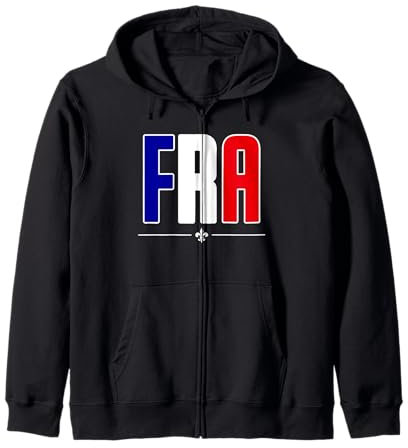 Francia FRA Fleur de Lys Sweat à Capuche
