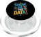 Show Me the Data – Bold Chart Analysis Humor Design PopSockets PopGrip für MagSafe