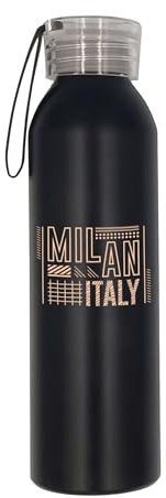 Milan Fashion Italy - Botella de agua aislada de acero inoxidable