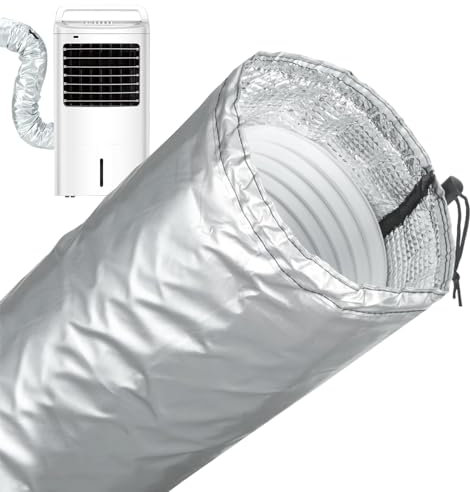 Housse De Protection Pour Tuyau De Climatisation, Protection Portable Pour Tuyau De Climatisation | Isolation Pour Tuyaux De Climatiseur 150x17.5cm