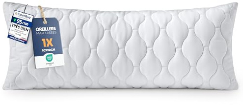 Utopia Bedding Kopfkissen 40x90 cm 1er Set Kissen für Bett und Dekokissen