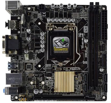 Scheda madre Scheda madre Fit For ASUS H110I-PLUS Mini ITX LGA 1151 DDR4 32GB Intel H110 PCI-E 3.0 4×SATA III USB3. supporta Core i5-6500 di sesta generazione